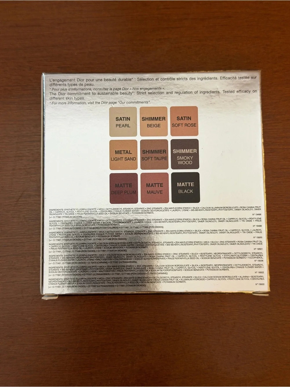 Dior nine shade
